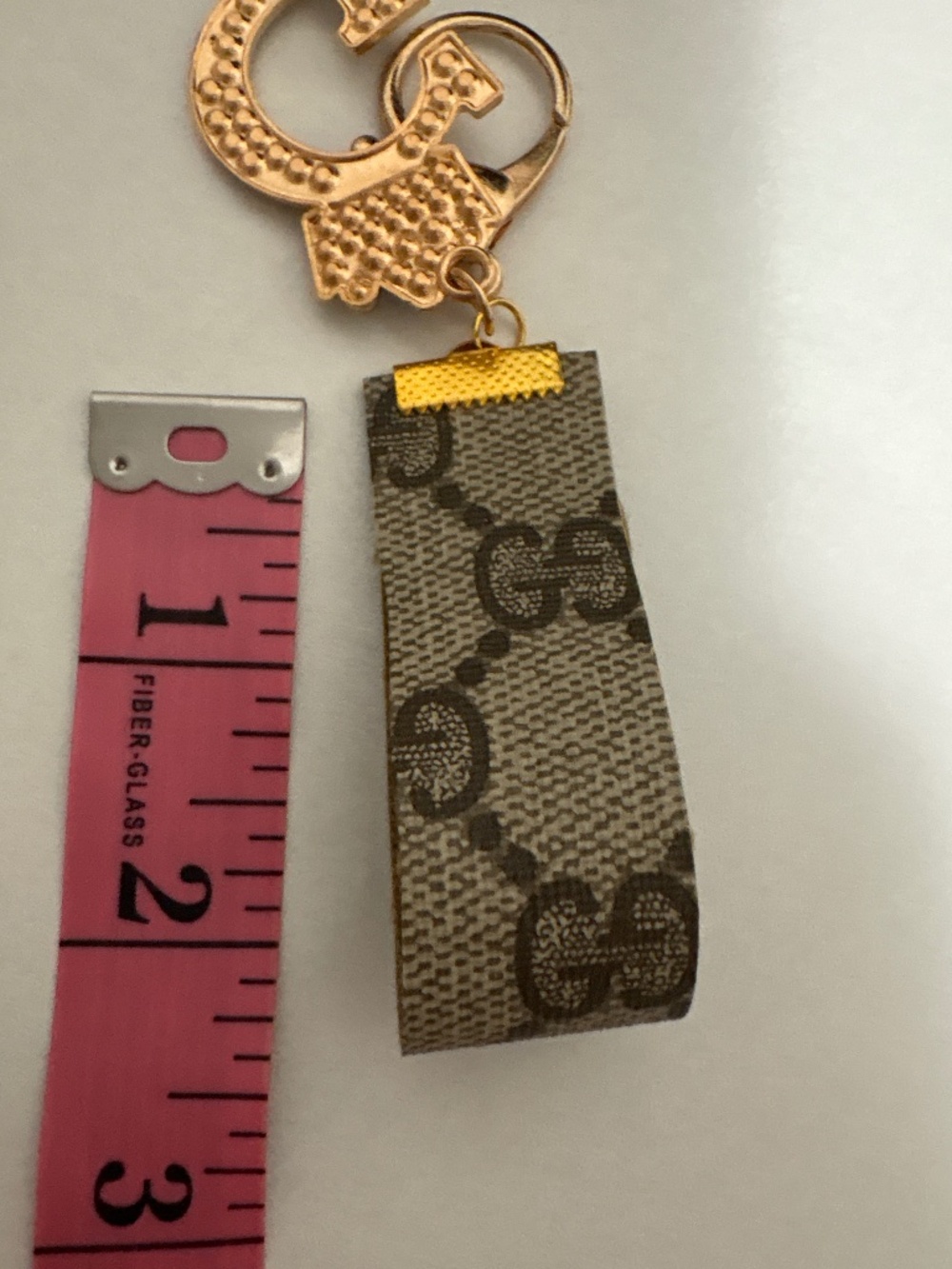 Authentic up-cycled Gucci keychain - Picture 3 of 4